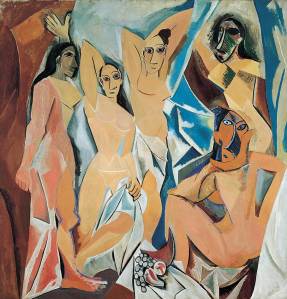 Pablo Picasso, "Les Demoiselles d'Avignon," 1907.